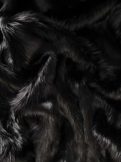 Fake Fur Solid Shaggy Long Pile Fabric - 1.5" - 2" Pile Length Ecoshag®  - BIGZ Brand