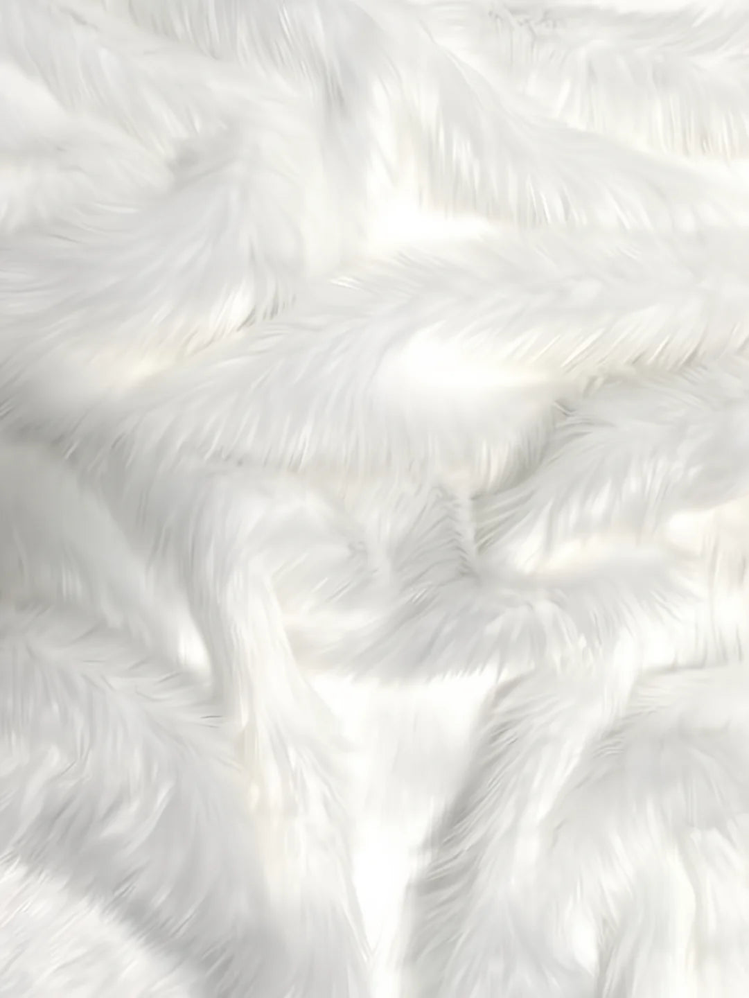 Fake Fur Solid Shaggy Long Pile Fabric - 1.5" - 2" Pile Length Ecoshag®  - BIGZ Brand