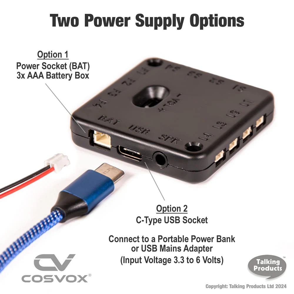 COSVOX Sound Effects Box for Cosplay- Add Your Own Sound FX To Props & Costumes